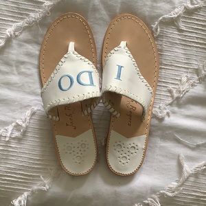 “I Do” Jack rogers sandals